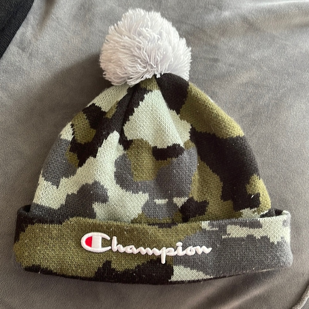 Champion Camo Beanie Hat